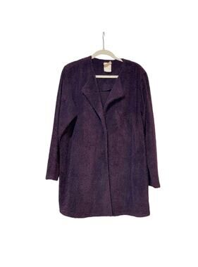 Coccoli Purple Eggplant Cozy Cardigan Size XL